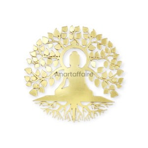 Acrylic buddha  5 INCH (gold)