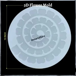 10 inch 3d flower mould