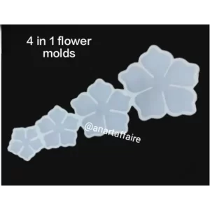 4 in 1 flower mould