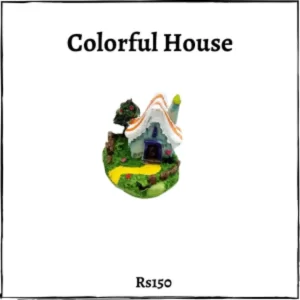 colorful house Miniature(orange)