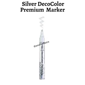 Deco silver marker