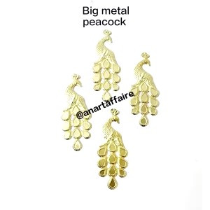 big metal peacock