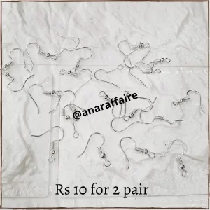 earing hooks silver