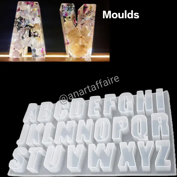 2 inch Deepcast alphabet mould