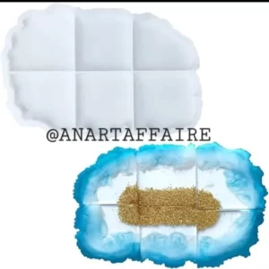 Set of 6 coaster mould