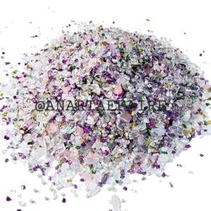 mixed stones (dark purple)