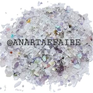 mixed stones ( light purple)