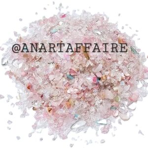 mixed stones ( pink)