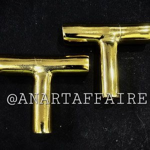 T Tray handle GOLD 009