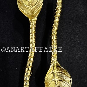 Gold leaf tray handle  003