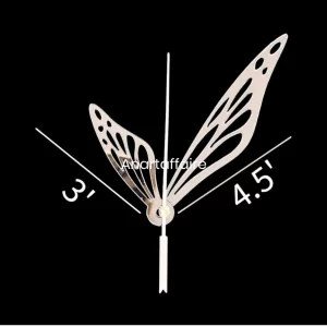Acrylic clock butterfly CN41 (Rose Gold)
