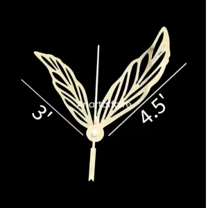 acrylic Clock  leaf Needle CN43 (Gold)