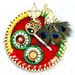 PUJA THALI / RAKHI PLATTER 01