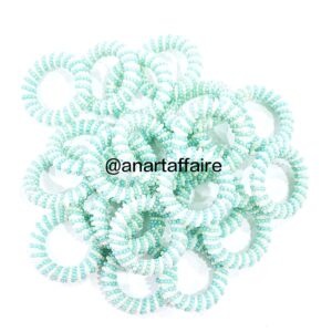 2inch pearl ring (blue)