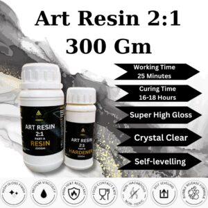 ART RESIN  2:1 ( 300GM ) PACK