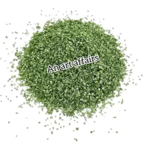 Plated granules green