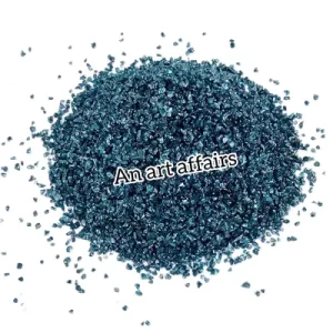Plated granules blue