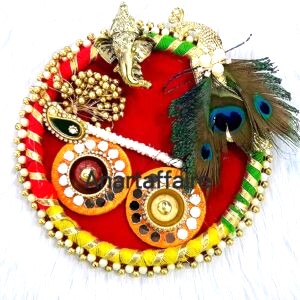 PUJA THALI / RAKHI PLATTER 02