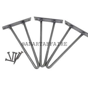 Metal hairpin 6inch legs set of 3