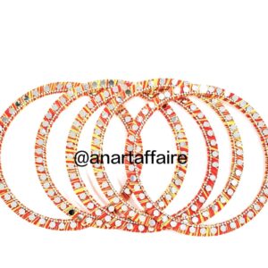 6inch MIRROR RING (red)