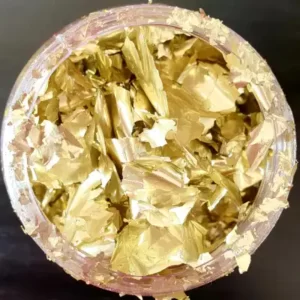 crushed foil sheet ( L gold)