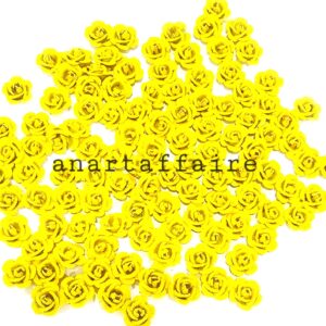 Metal flower (yellow)