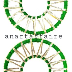 6 INCH TRADITIONAL PEARL RING  (GREEN)