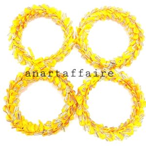 4 INCH GOTA RING ( YELLOW)