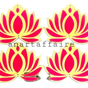 4 INCH ACRYLIC LOTUS MDF (RED)