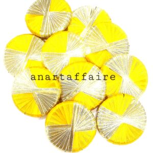 2 INCH GOTA CHAKRI  (YELLOW)