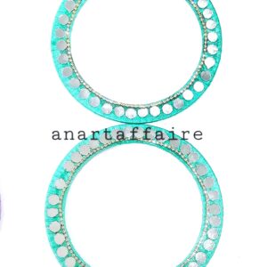 5 INCH MIRROR RING  (BLUE)