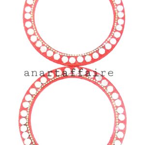 5 INCH MIRROR RING (RED)