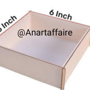 6 INCH SQUARE WOODEN SUPPORT DEEP MOULD