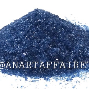 CRUSH GLASS FLACKS (NAVY BLUE)