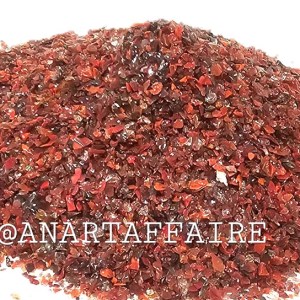 CRUSH GLASS FLACKS (RED+BROWN)