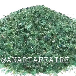 CRUSH GLASS FLACKS (L-GREEN)