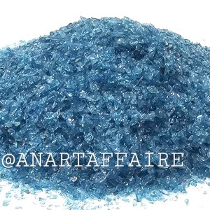 CRUSH GLASS FLACKS (L-BLUE)