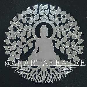 Acrylic buddha 5 INCH (silver)