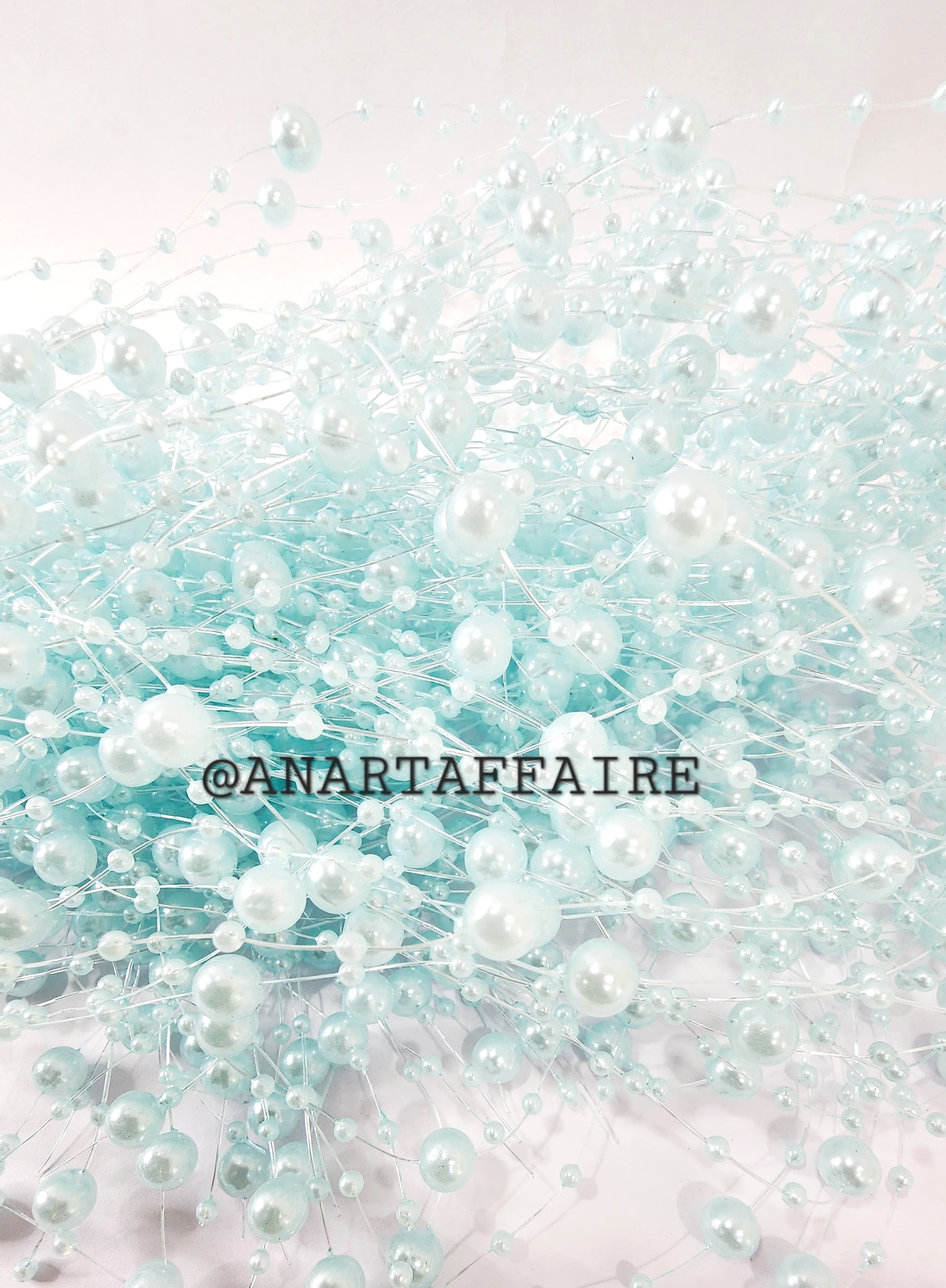 ARTIFICIAL PEARL STRING (BLUE)