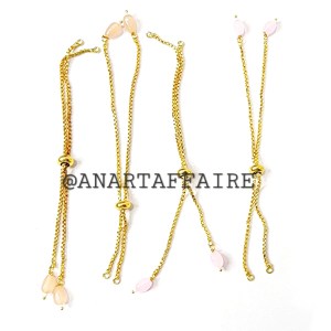BRACELET CHAIN GOLD ( 4 PCS)