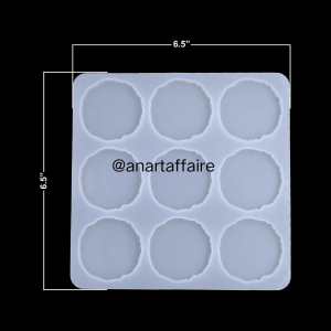 2 INCH AGATE 9 CAVITY MOULD