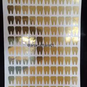CUSTOM TOOTH METAL STICKER