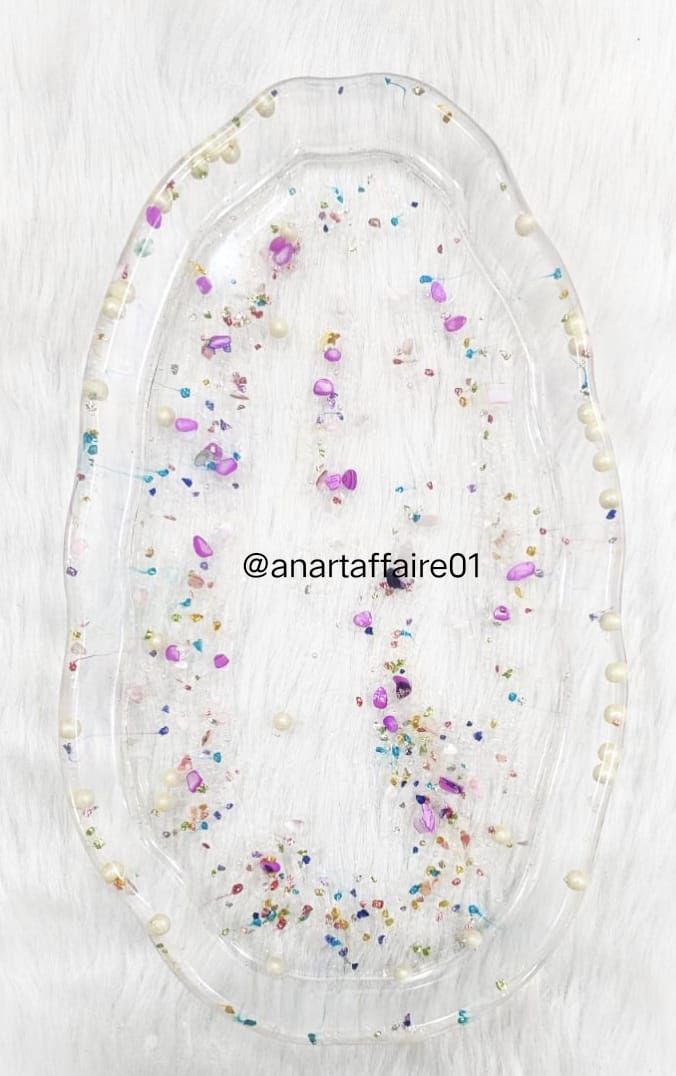 Resin oval tray - Image 2