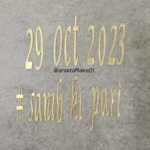 custom acrylic cutout  sarab ki pari