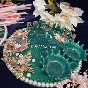 10 inch Mehndi Platter