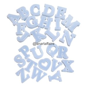 4 inch alphabet mould