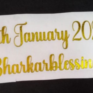 custom vynil sticker bharkarblessing