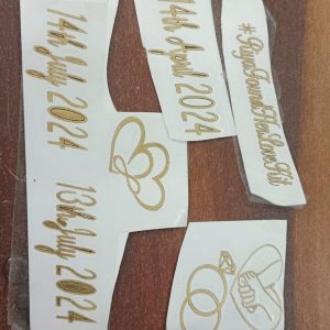 custom vynil sticker riyafindherlovekit