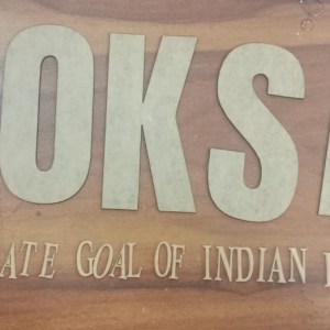 custom black and white acrylic cutout moksha