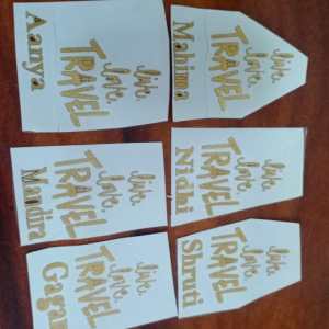 custom vynil sticker live to travel